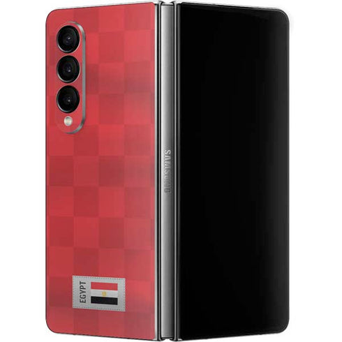 Egypt Soccer Flag Galaxy Z Fold4 5G Skin